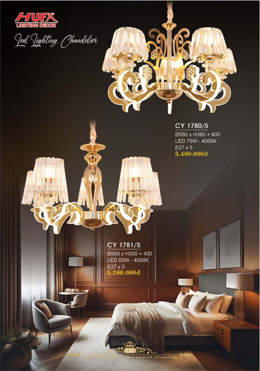 Bảng giá đèn trang trí HUFA